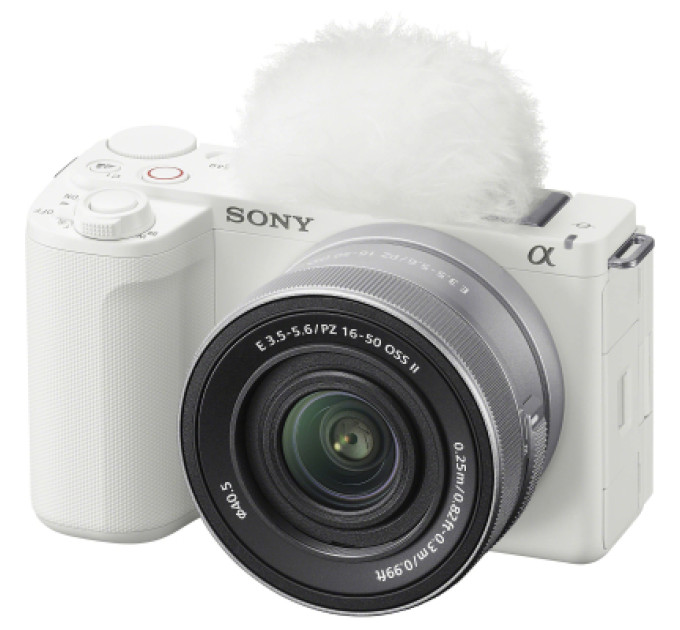 Sony Цифровий фотоапарат Sony Alpha ZV-E10M2 kit 16-50mm White (ZVE10M2KW.CEC)
