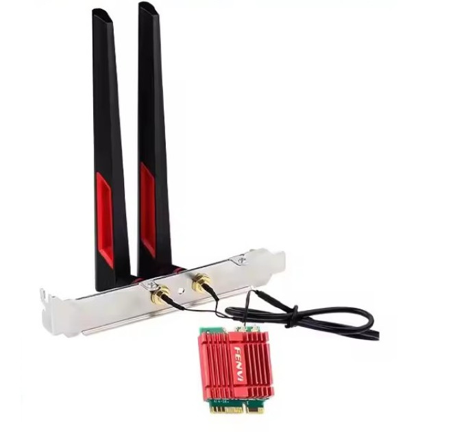 Fenvi Бездротовий адаптер Fenvi FV-BE200NG Wi-Fi 7, Bluetooth 5.4 Adapter, Tri-band 2.4G/5G/6GHz