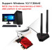 Fenvi Бездротовий адаптер Fenvi FV-BE8800Pro Wi-Fi 7, Bluetooth 5.4 Gaming Tri Band 2.4G/5G/6GHz