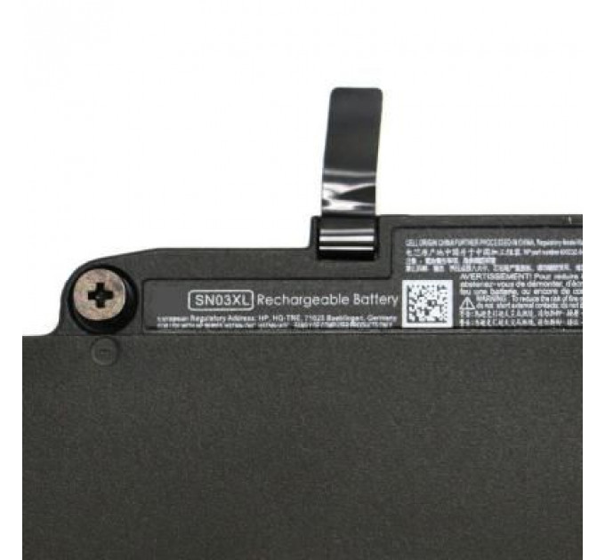 Акумулятор до ноутбука HP EliteBook 820 G3 SN03XL, 44Wh (3910mAh), 3cell, 11.4V, Li-Po (A47525)