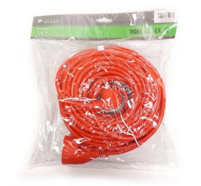 Мережевий подовжувач PowerPlant удлинитель 20 м (JY-3024/20) (PPCA10M200S1)