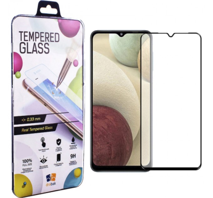 Скло захисне Drobak Samsung Galaxy A12 Frame A+ (606073)