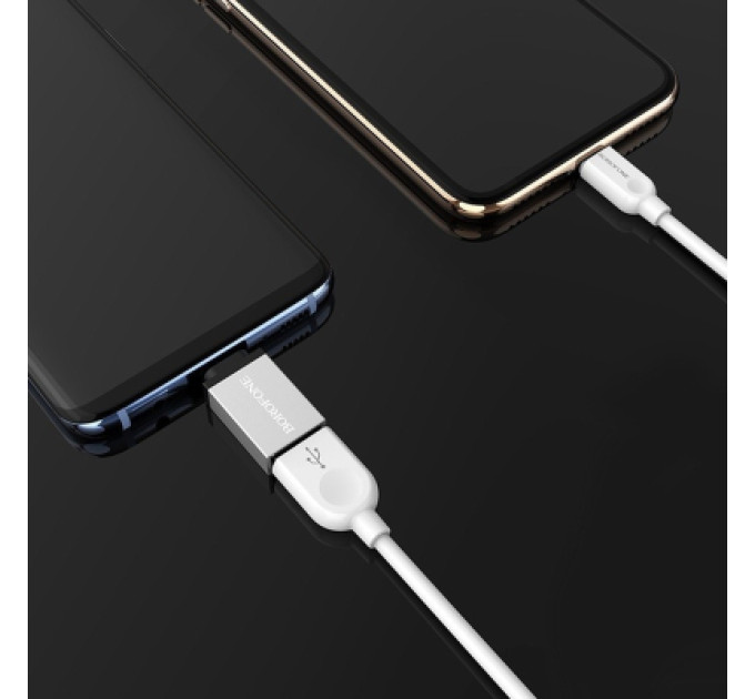 BOROFONE Дата кабель OTG USB 3.0 AF to USB-C BOROFONE (6957531090328)