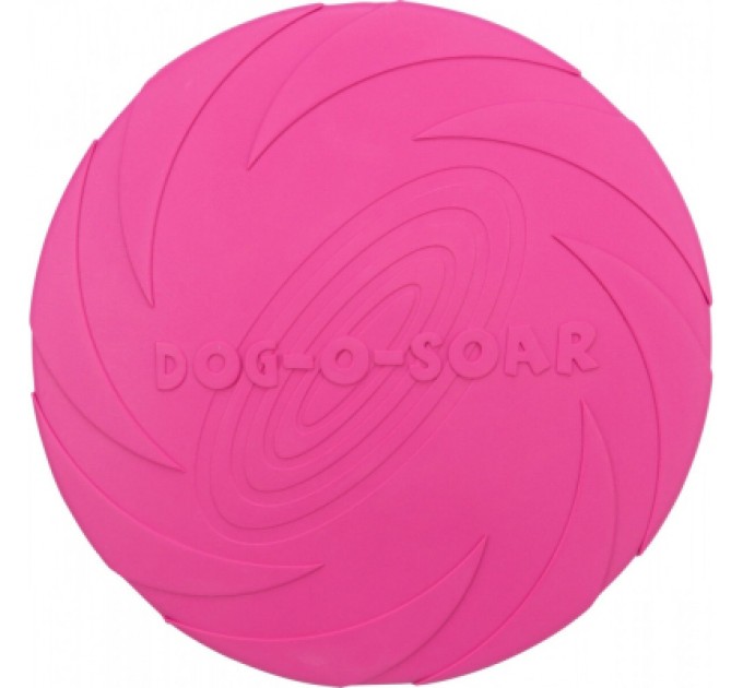 Іграшка для собак Trixie Activity Літаюча тарілка d:24 см (рожева) (4011905335032)