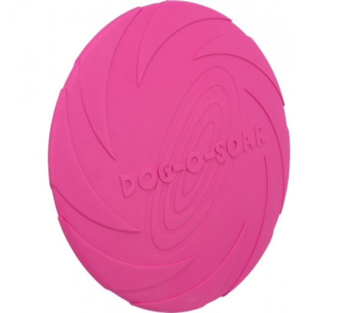 Іграшка для собак Trixie Activity Літаюча тарілка d:24 см (рожева) (4011905335032)