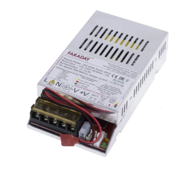 Faraday Electronics Блок живлення для систем відеоспостереження Faraday Electronics UPS_85W_ALU_12