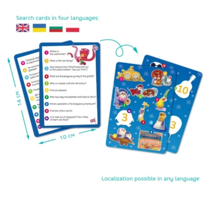 Пазл DoDo Вімельпазл Світ пінгвінів, 100 елементів (300670)