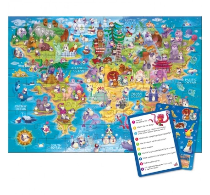 Пазл DoDo Вімельпазл Світ пінгвінів, 100 елементів (300670)