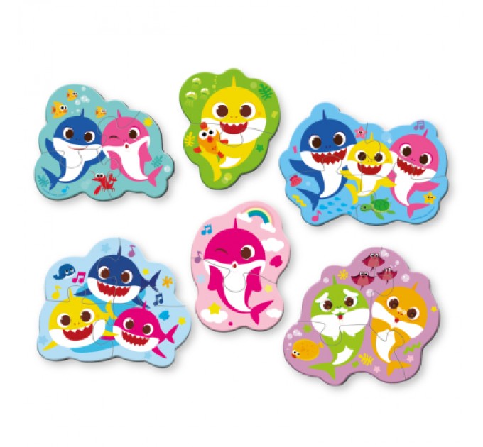 Пазл DoDo 2-3-4 елементи Baby Shark (200587)