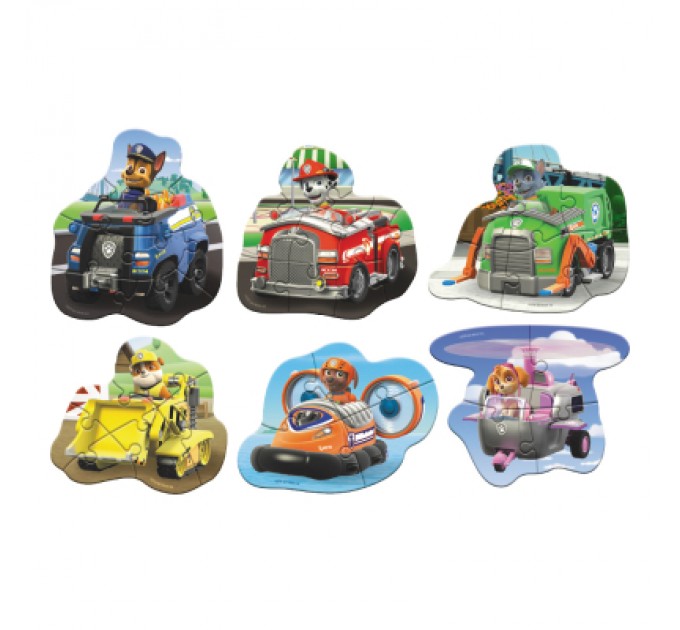 Пазл DoDo 4-6-8 елементів Paw Patrol. Готові до дії (200535)