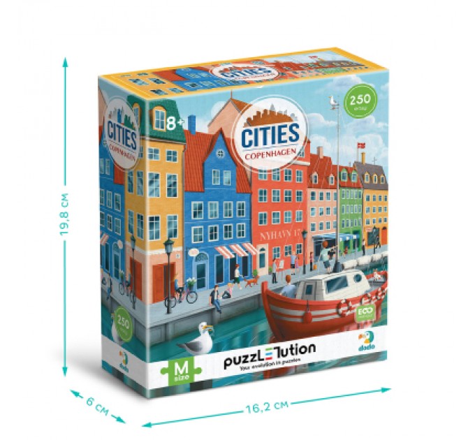 Пазл DoDo Easy-M Міста. Копенгаген (300645)