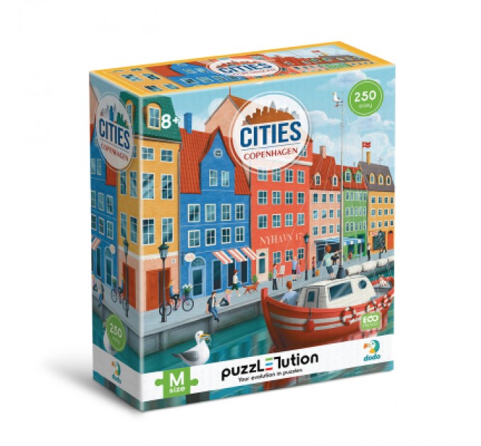 Пазл DoDo Easy-M Міста. Копенгаген (300645)