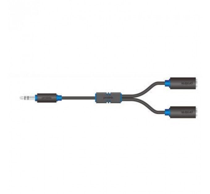 Кабель мультимедійний Jack 3.5mm to 2xJack 3.5 M Prolink (PB107-0030)