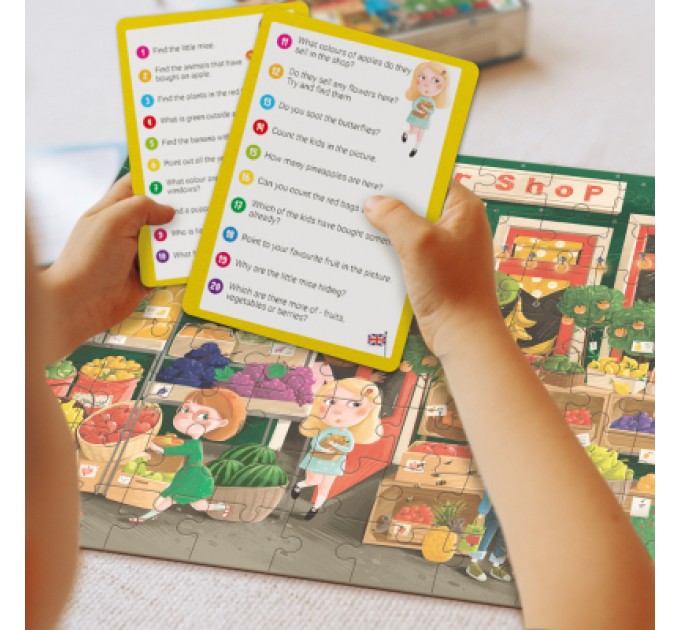 Пазл DoDo Шукай та знаходь Літні смаколики, 80 елементів (300665)