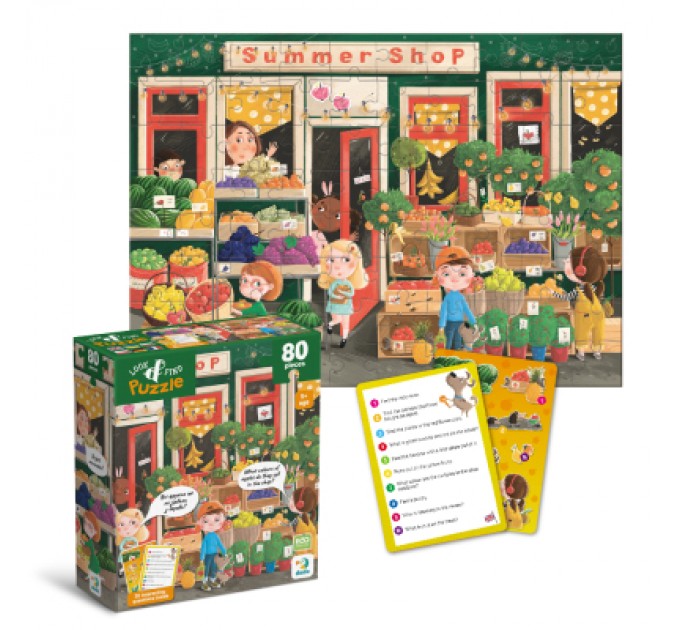 Пазл DoDo Шукай та знаходь Літні смаколики, 80 елементів (300665)