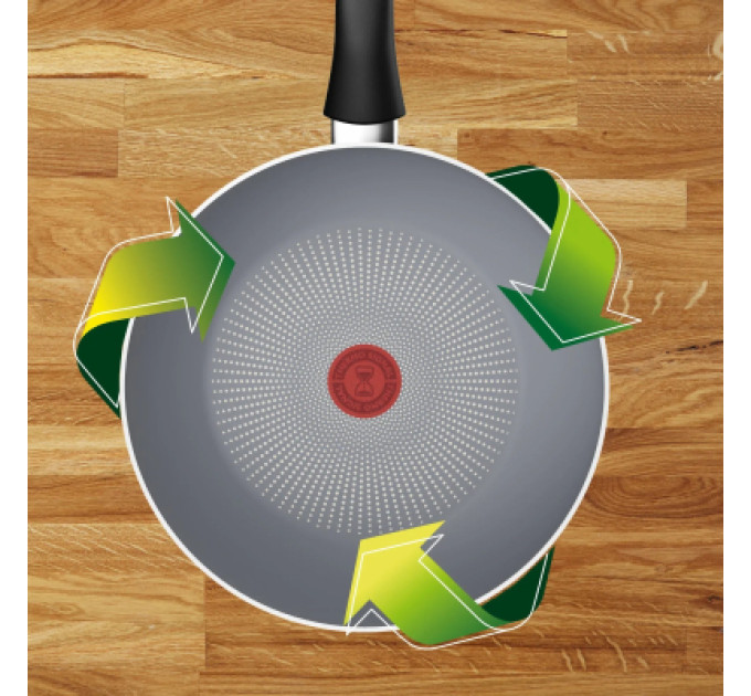 Tefal Сковорода Tefal ВОК Halo 28 см, алюміній, бакеліт, сірий (C3121953)