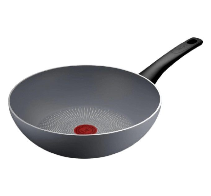 Tefal Сковорода Tefal ВОК Halo 28 см, алюміній, бакеліт, сірий (C3121953)
