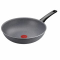 Tefal Сковорода Tefal ВОК Hard Stone 28 см, алюміній, бакеліт, сірий (D4561932)