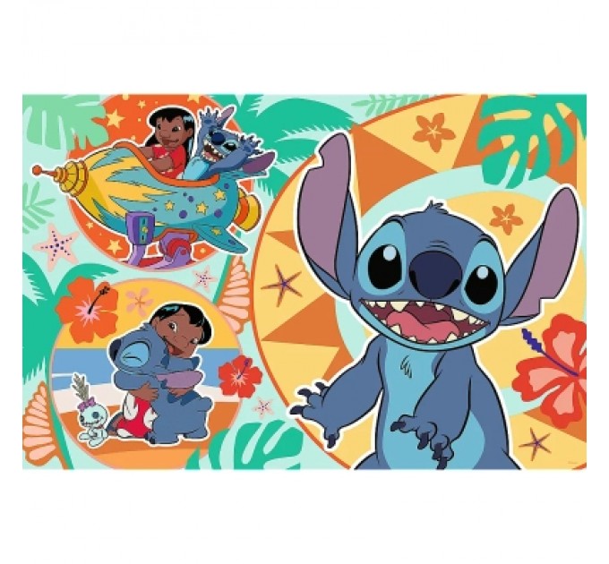 Пазл Trefl Maxi Lilo&Stitch Щасливий день 24 елемента (5900511143652)