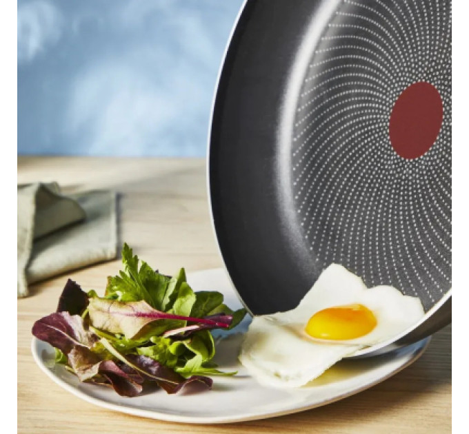 Tefal Сковорода Tefal So'' Light 24 см, алюміній, бакеліт, скло, чорний (H0560442_SET)