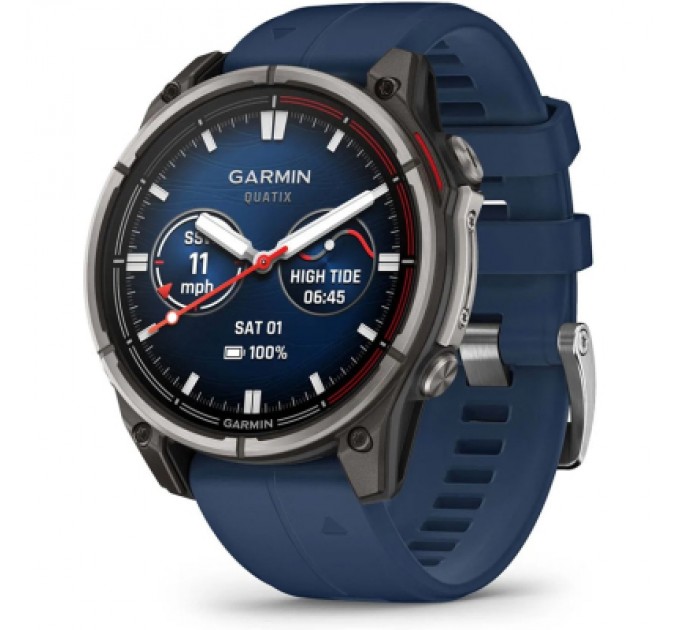 Смарт-годинник Garmin quatix 8 47mm, AMOLED, Saph, GPS смарт-годинник (010-02904-51)