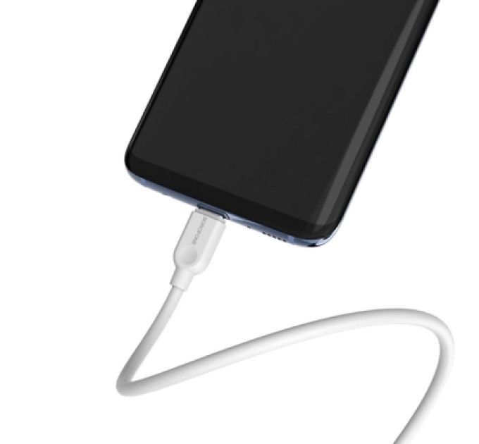 BOROFONE Дата кабель USB 2.0 AM to USB-C 2.0m 2.4A white BOROFONE (6957531090021)