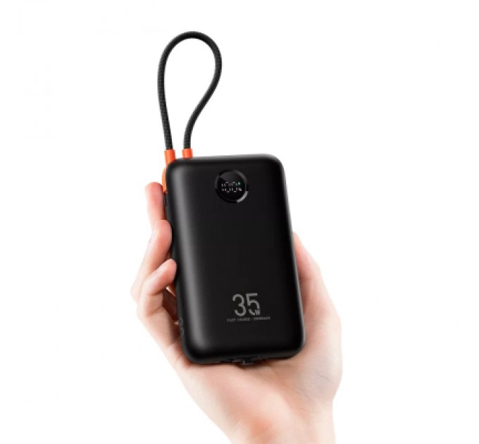 Батарея універсальна VEGER 30000mAh K3 35W PD QC3.0 black (6977525750137)