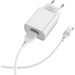 BOROFONE Зарядний пристрій BOROFONE BA20A USB 10.5W + cable USB to USB-C white (6931474700742)
