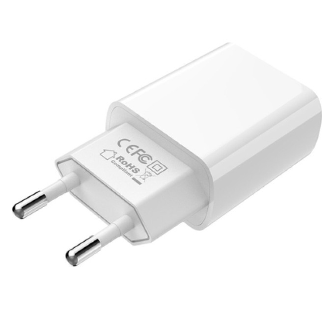 BOROFONE Зарядний пристрій BOROFONE BA20A USB 10.5W + cable USB to USB-C white (6931474700742)