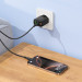 BOROFONE Зарядний пристрій BOROFONE BA98A 2xUSB-C PD30W + 1xUSB 18W digital display black (6941991120510)