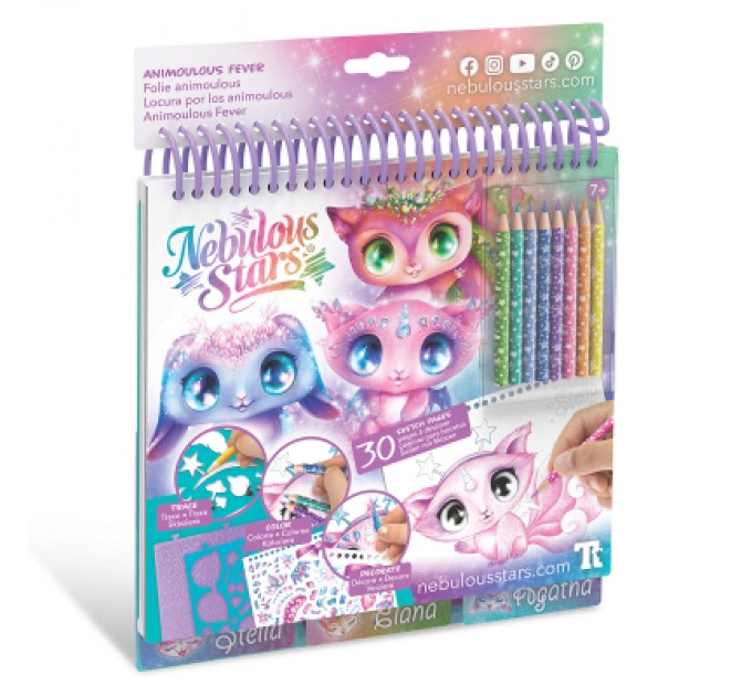 Набір для творчості Nebulous Stars Скетчбук Зоряні друзі (11141)