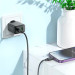 HOCO Зарядний пристрій HOCO CS23A USB-C PD30W + 1xUSB QC3.0 + cable USB-C to Lightning black (6942007609951)