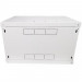 Шафа настінна Eserver 4U 19" 600х350х284 (Ш*Г*В), скло, сіра (ES-Е435G)