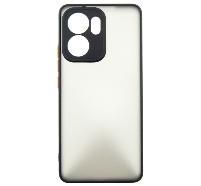 Dengos Чохол-накладка Dengos для Oppo Reno 13F Black Full Glue (DG-KM-149) + захисне скло