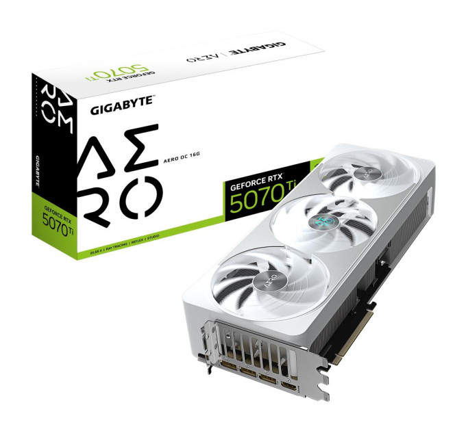 GIGABYTE Відеокарта PCIE16 RTX5070TI 16GB GV-N507TAERO OC-16GD GIGABYTE