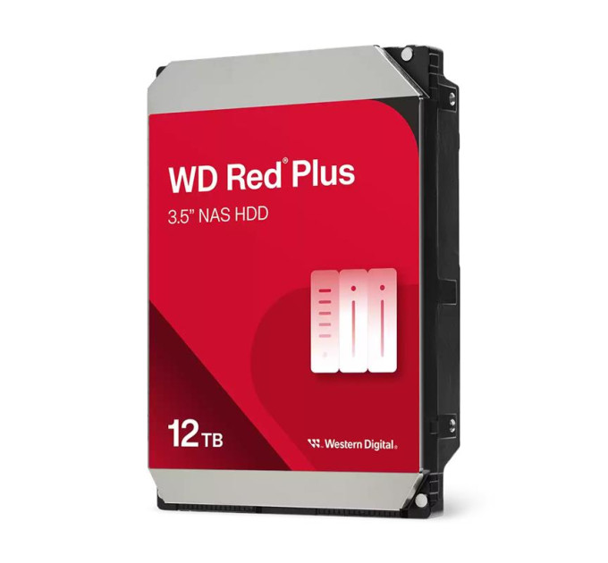 WD Жорсткий диск 3.5" 12TB Red Plus WD (WD120EFGX)