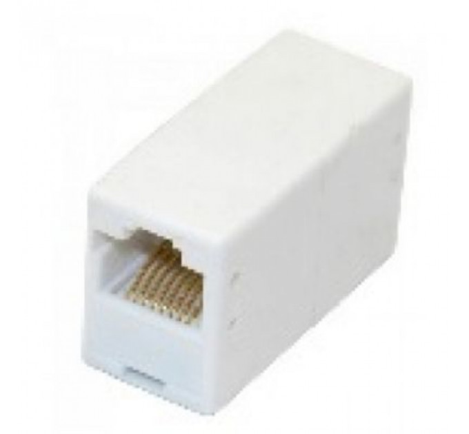 Зрощувач Merlion 1+1 RJ45 UTP 5e, White (00190	/ 11445)