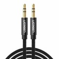 Кабель мультимедійний 3.5mm M to 3.5mm M 2.0m AV112 (Black) Ugreen (50363)