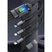 XoKo Дата кабель USB 2.0 AM to Lightning + Micro 5P + USB-C 1.2m 100W nylon black XoKo (SC-3100)