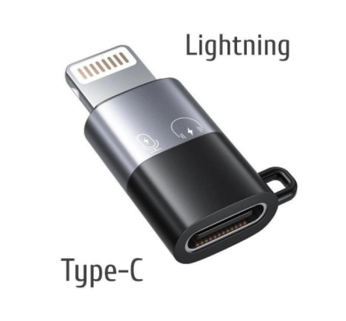 XoKo Перехідник USB-C F to Lightning M charger-audio XoKo (AC-029)