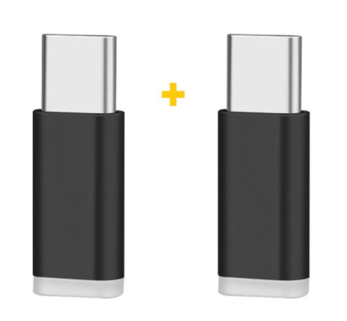 XoKo Перехідник Micro 5P F to USB-C M 2PCS black XoKo (XK-AC010-BK2)