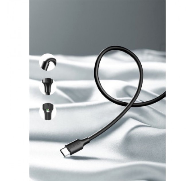 Дата кабель USB 2.0 AM to Type-C 3.0m 3.0A 18W US287 Black Ugreen (60826)