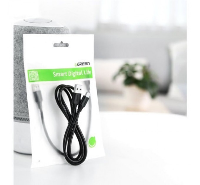 Дата кабель USB 2.0 AM to Type-C 3.0m 3.0A 18W US287 Black Ugreen (60826)