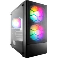 Корпус 1stPlayer X4-M-BK-2F1P-1F1