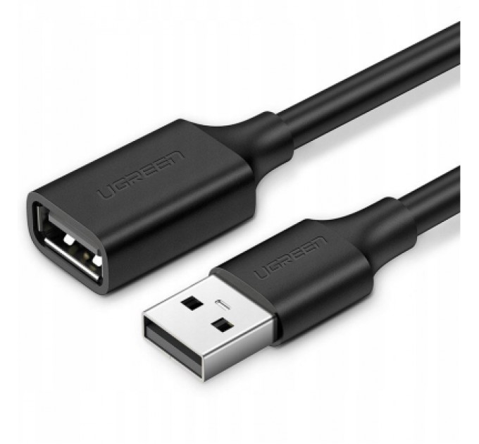 Дата кабель USB 2.0 AM/AF 2.0m US103 Black Ugreen (10316)