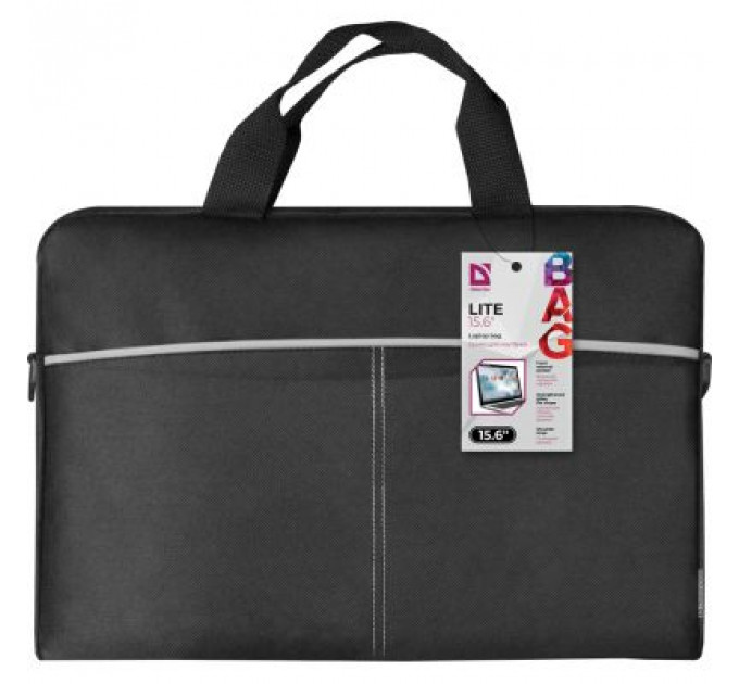 Сумка для ноутбука Defender 15.6" LITE, Black (26086)
