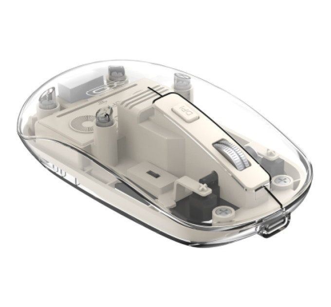 XO Мишка XO M12 Wireless Transparent/White (M12 White)
