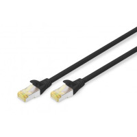 Патч-корд 3м CAT 6a S-FTP, AWG 26/7, Cu, PVC, black Digitus (DK-1644-A-030/BL)