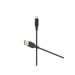 Denmen Дата кабель USB 2.0 AM to Micro 5P 1.0m 2.4A silicone black Denmen (DM-D01V-BK)