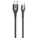 XO Дата кабель USB 2.0 AM to Lightning 1.0m 2A zinc alloy black XO (NB138-L-1-BK)
